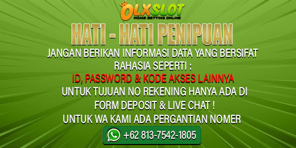 Informasi penting for all member WA OLXSLOT